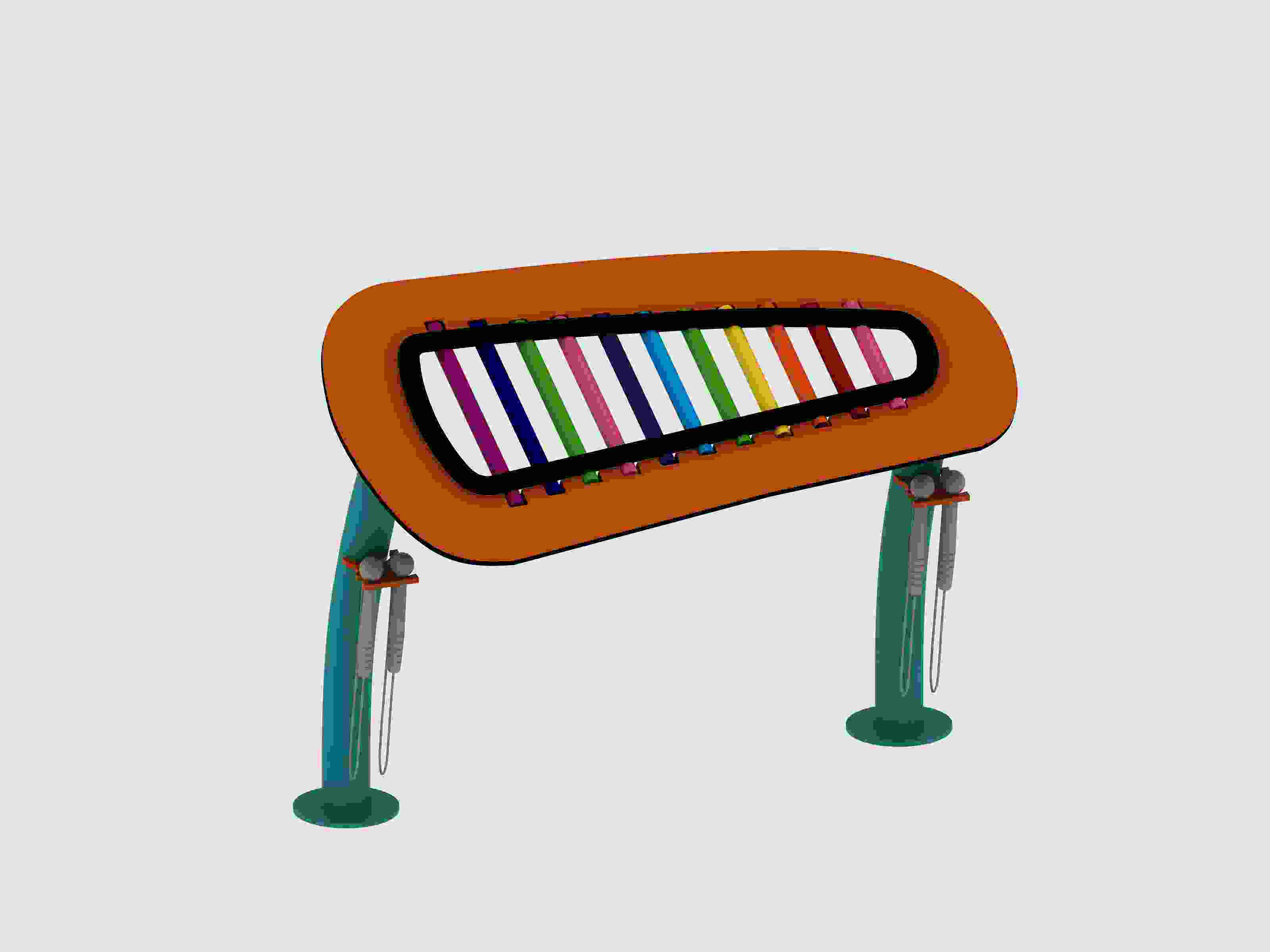 آؤٹ ڈور ٹریلوفون کھیل کے میدانوں کو کس طرح بڑھاتا ہے؟