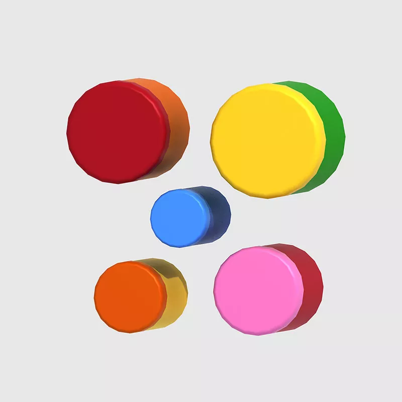 ٹکراؤ رنگین ڈرم کھیلتا ہے