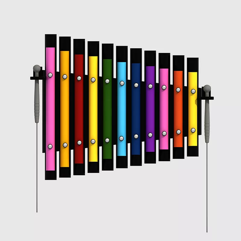 وال میٹل ٹککر کھلونا موسیقی کا آلہ